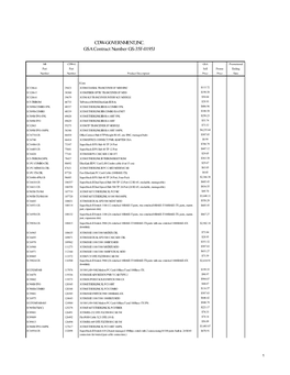 CDW-GOVERNMENT,INC. GSA Contract Number GS-35F-0195J