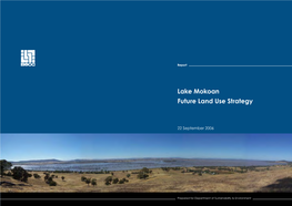 Lake Mokoan Future Land Use Strategy