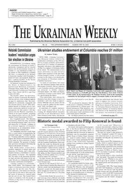 The Ukrainian Weekly 2004, No.20