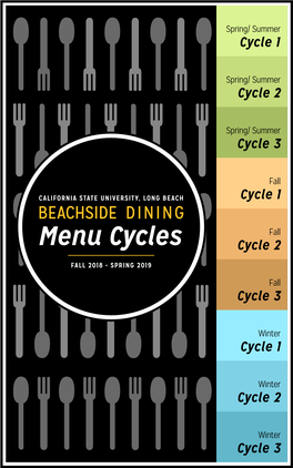 Menu Cycles Cycle 2