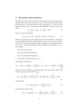 Notes on Dirac Field