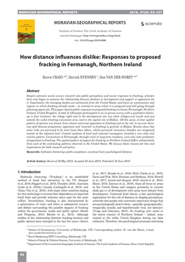 Responses to Proposed Fracking in Fermanagh, Northern Ireland