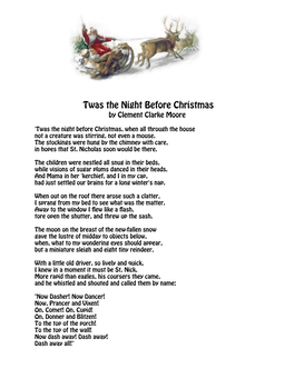 Twas the Night Before Xmas