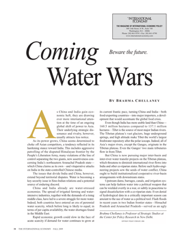 Coming Water Wars