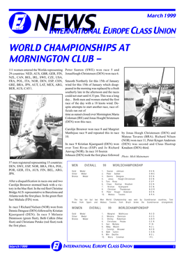 World Championships at Mornington Club