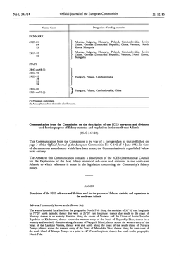 No C 347/14 Official Journal of the European Communities 31.12.85