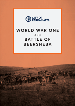 World War One Battle of Beersheba