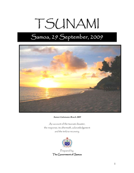 TSUNAMI Samoa, 29 September, 2009