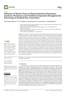 Influence of Muscle Type on Physicochemical Parameters