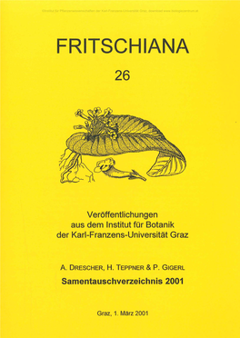 Fritschiana 26