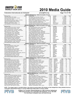 Highest Scoring & Longest Matches