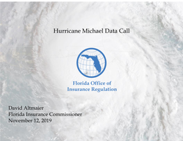 Hurricane Michael Data Call