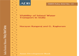 Viability of Inland Water Transport in India