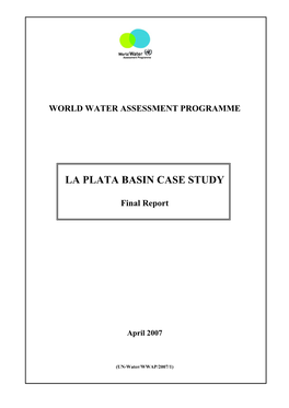La Plata Basin Case Study