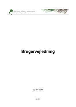 Brugervejledning