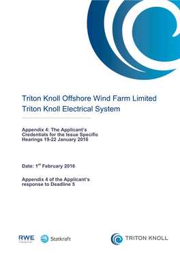 Triton Knoll Offshore Wind Farm Limited Triton Knoll Electrical System …………………………………………………
