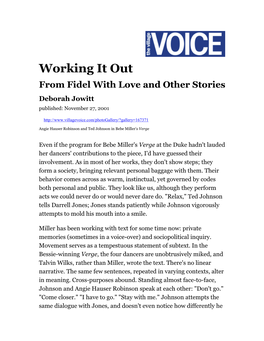 Village Voice, 2001