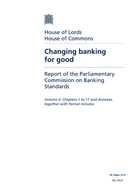 Parliamentary Commission on Banking Standards