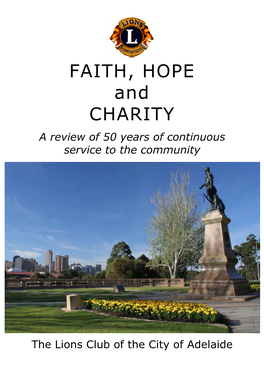 FAITH, HOPE and CHARITY