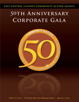 50Th Anniversary Gala Program