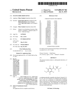 (12) United States Patent (10) Patent No.: US 9,085,517 B2 Rawson Et Al