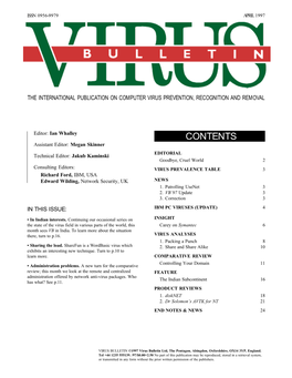 Virus Bulletin, April 1997
