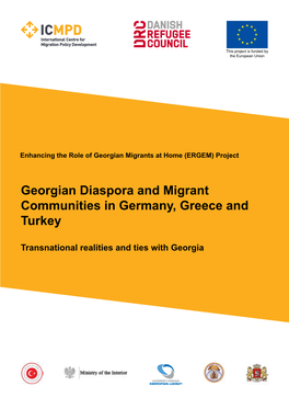 Georgian Diaspora and Migrant Communities in Germany, Greece and Turkey