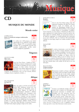 Musique Du Monde