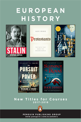 European History New Titles • European History