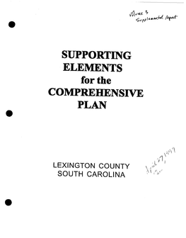 Supporting Elements for the Lexington County Land Use Plan