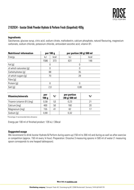 Isostar Drink Powder Hydrate & Perform