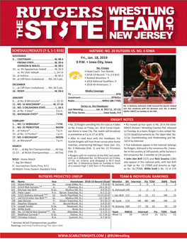 | @Ruwrestling RUTGERS