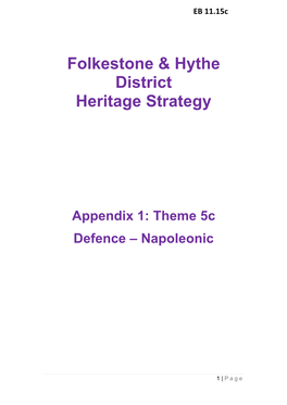 Folkestone & Hythe District Heritage Strategy