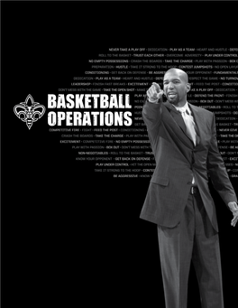 Basketball Operations Basketball Operations Basketball Operations