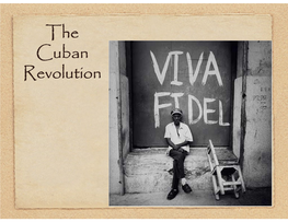 The Cuban Revolution