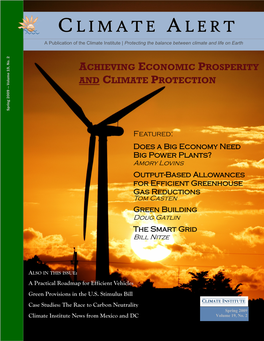 Spring 2009 : Achieving Economic Prosperity And