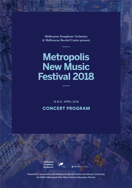 Metropolis New Music Festival 2018