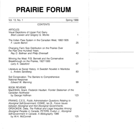 Prairie Forum