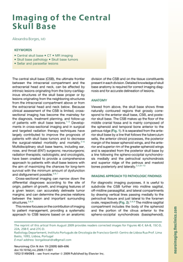 Imaging of the Central Skull Base