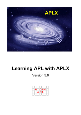 Learning APL with APLX APLX