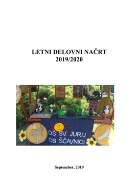 Letni Delovni Načrt 2019/2020