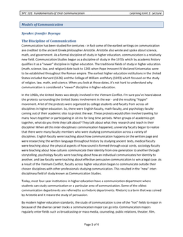 SPC 101: Fundamentals of Oral Communication Learning Unit 1: Lecture