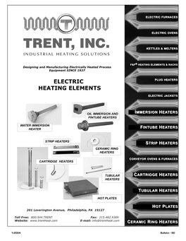 TRENT Electric Heating Elements