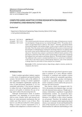 Computer Aided Adaptive System Design with Engineering Systematics and Manufacturing