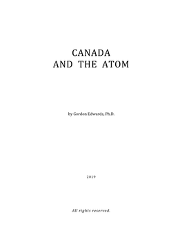 Canada and the Atom