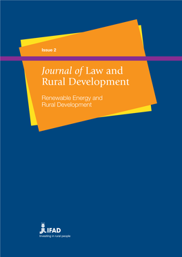 Journal of Law and Rural Development