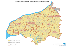 Carte Communes Et Contours EPCI 2017