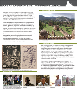 Gondar Cultural Heritage Conservation