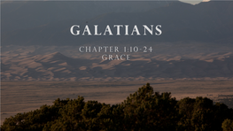 Galatians 1 Part 2 Lesson