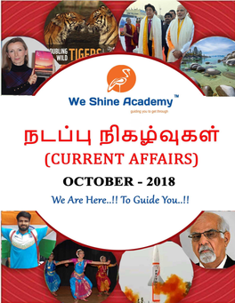 Current-Affairs-October-English-2018